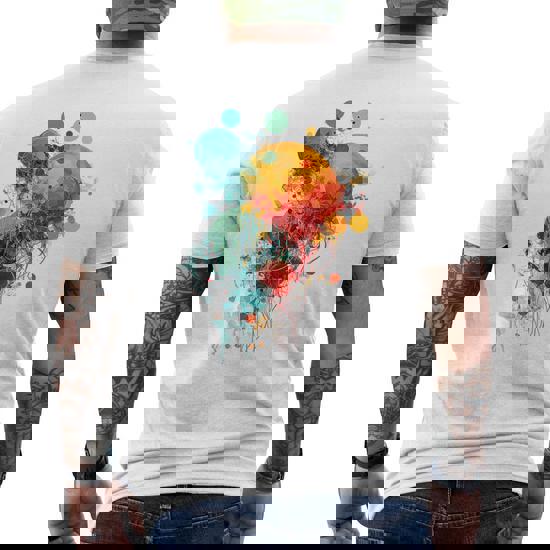 Diseño Abstracto Psicodélico De Teñido Anudado De Hielo, Colorido