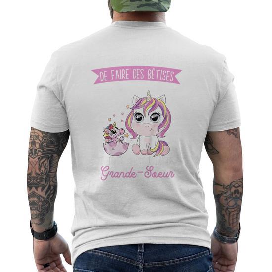 T-Shirt Enfant Future Grande Soeur Licorne - Annonce Grossesse Drôle Et Mignon