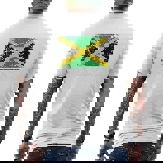 Jamaican Flag T-Shirt | Vintage Made In Jamaica Gift Jamaican Flag T-Shirt | Vintage Made In Jamaica Gift