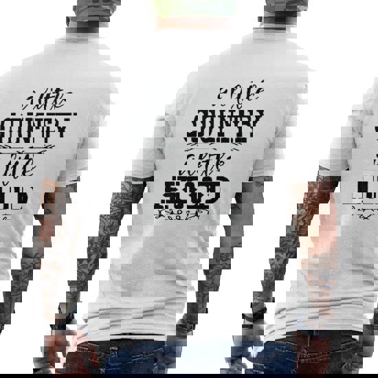 Little Bit Country Little Bit Hood Funny Country Hood Tshirt