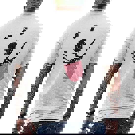 Samoyed Face Sammy Smile T-Shirt. Distressed Design