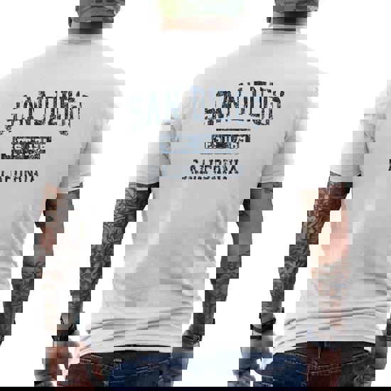 San Diego California T-Shirt Vintage Sports Design Sd Ca Tee San Diego California T-Shirt Vintage Sports Design Sd Ca Tee