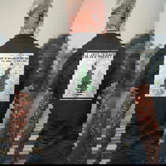 An Appeal To Heaven Flag Pine Tree Flag Alito Flag Men's T-shirt Back Print  - Thegiftio UK