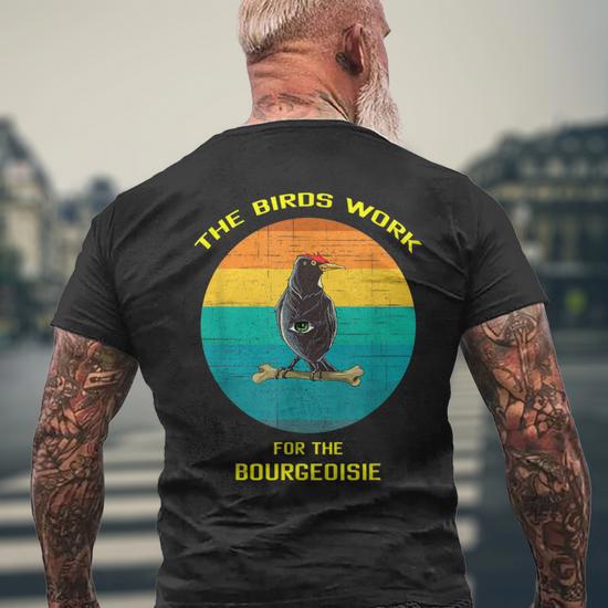 All Of The Birds Work For The Bourgeoisie Vintage Sunset