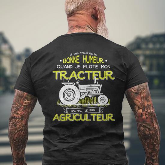 T-shirt Humour "Je N'ai Pas Besoin D'un Tracteur Pour Tirer Des Chaussures" - Cadeau Drôle Pour Fermier, 100% Coton, Neuf Avec étiquettes