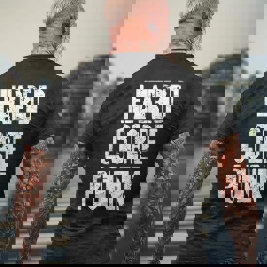 Distressed Punk Rock Band & Hardcore Punk Rock Men's T-shirt Back