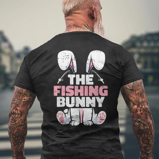 The Fishing Bunny Easter Family Matching Spring Men Men's T-shirt