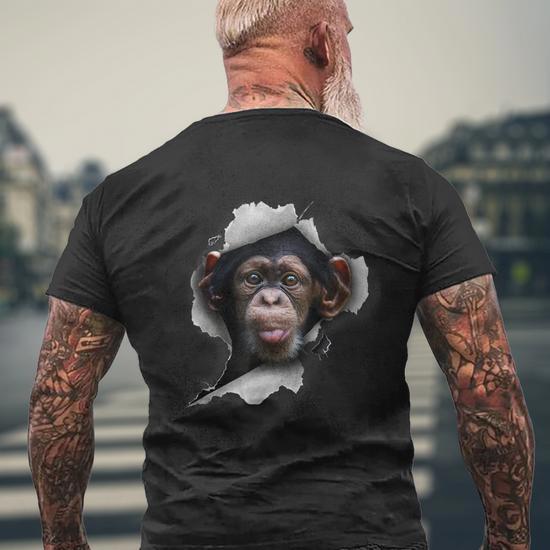 Monkey print t shirt hotsell