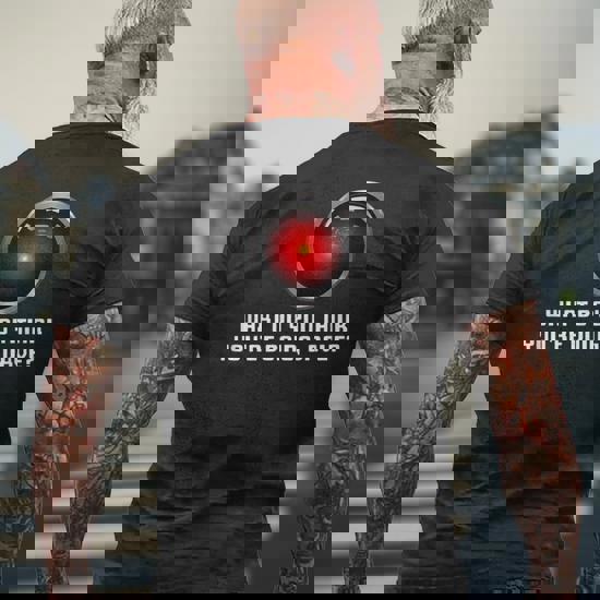 Hal 9000 T-Shirt Vintage Artificial Intelligence Tee Hal 9000 T-Shirt Vintage Artificial Intelligence Tee