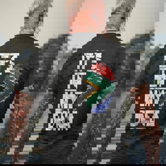 It's In My Dna South Africa South African Flag Men Shirt It's In My Dna South Africa South African Flag Men Shirt