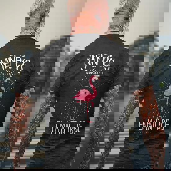 Flamant Rose Gonflable T-shirt Humour 