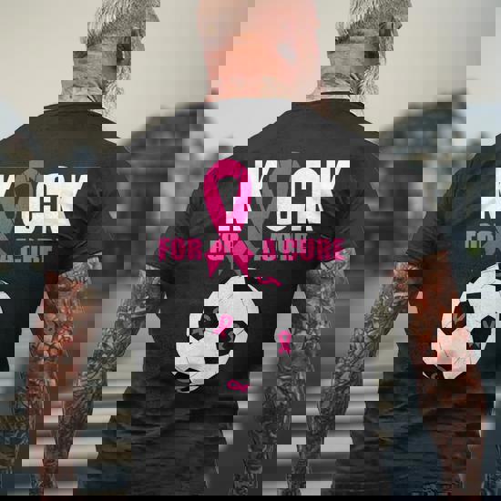 Pink Ribbon T-Shirt Kick For A Cure Soccer Ball
