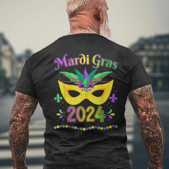 Mardi Gras Shirts for Men Mardi Gras Masquerade Mask Mardi Tshirt Gras  Mardi Gras Shirt Mardi Gras Outfits 