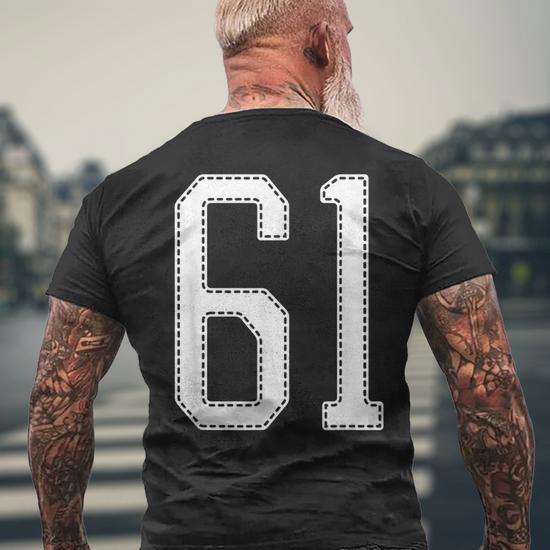 Official Team League 61 Jersey Number 61 Sports Jersey Men's T