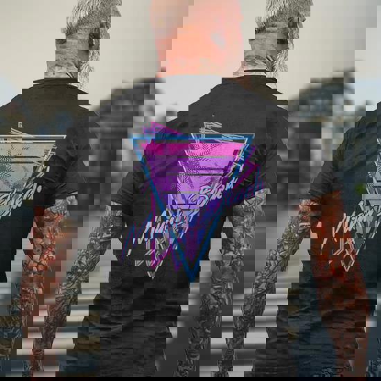 Miami Retro Florida Miami Beach Usa T-shirt Oversize Confortable Pour Femme | CA