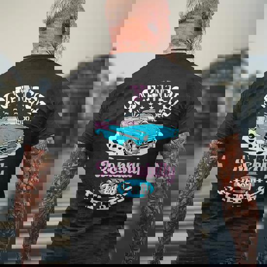 T-shirt Pour Homme Col Rond Hauts Avec N Roll Rocker Graphique Années