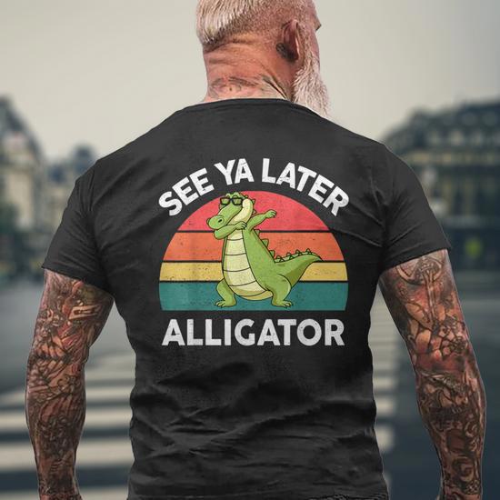 Alligator print shirt best sale