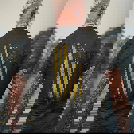 Vintage Betsy Ross Flag 13 Colonies Gadsden Flag Snake Men's T