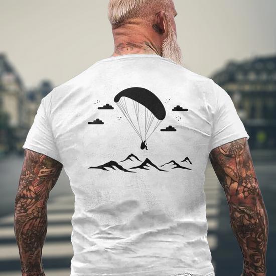 Camiseta de Paramotor, Mi Tiempo en las Nubes, Paramotor, Amantes del Paramotor y el Parapente - España