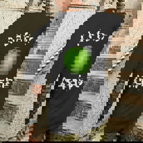 Apple Toddler A Is For Apple Apple Picking Orchard Men's T-shirt