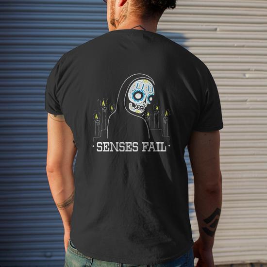 Bennett Senses Fail Mens Back Print T shirt Thegiftio UK