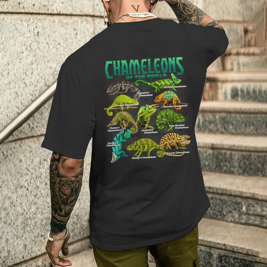 Chameleon Clothing - Top - Uomo Nero XXXX-Large