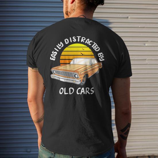 Classic car t shirts for men best sale