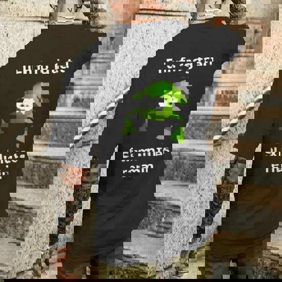 Fun Frog Fact Six Minutes Remain Cursed Frog Men's T-shirt Back