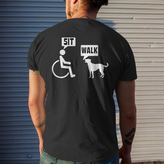 Funny disabled design t-shirt