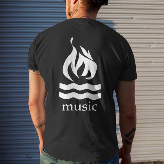 Hot Water Music Mens Back Print T-shirt - Thegiftio