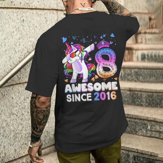 Camiseta unicornio hombre sale