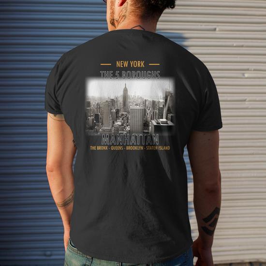 New York The 5 Boroughs Manhattan Bronx Queens Staten Island Men's