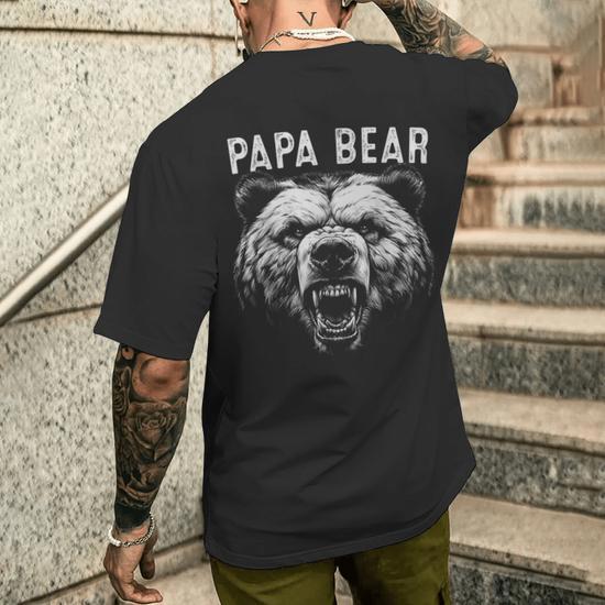 Mercer Bears Proud Parent Dad T-Shirt (Athletic Heather, 2XL) - View #4