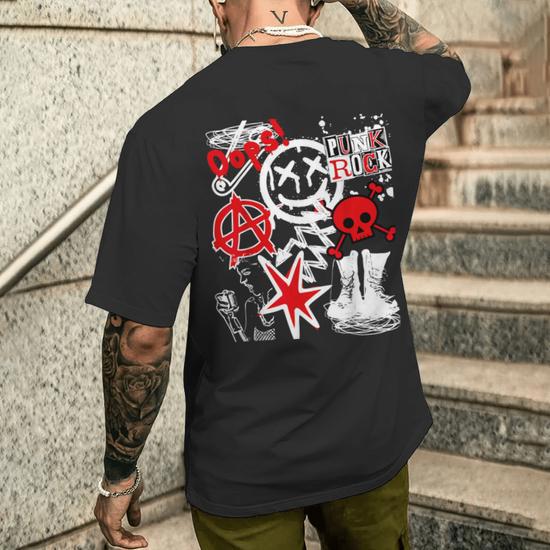 T-Shirt Uomo Punk D.R.I. - Maglietta In Puro Cotone Con Stampa, Vestibilità Comfort, Regalo - 3
