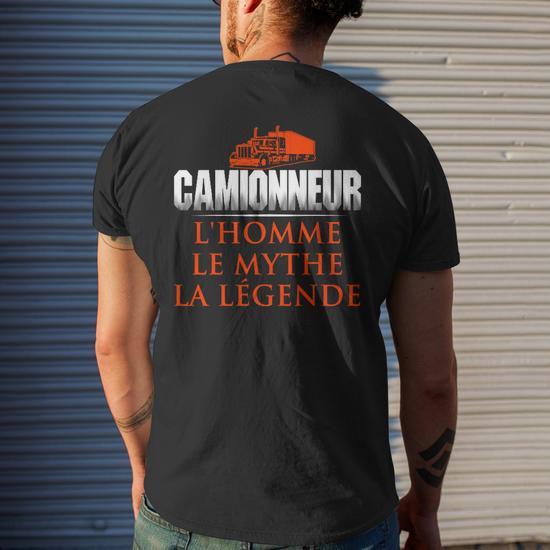 T-shirt Homme Union Works - Noir - Taille L - Imprimé Graphique - 100% Coton