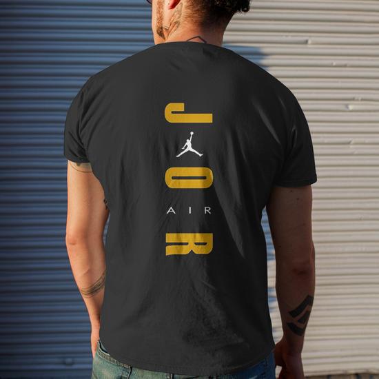 Black and university gold shirt online