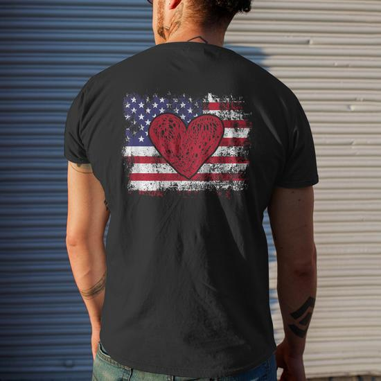 Heart of Hearts - Red Hearts' Men's T-Shirt