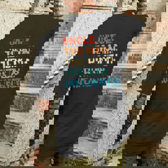 Mens Vintage Fun Uncle Man Myth Bad Influence Funny T-Shirt. Mens Vintage Fun Uncle Man Myth Bad Influence Funny T-Shirt.