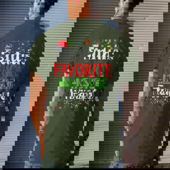 Santa's Favorite Massage Therapist T-Shirt