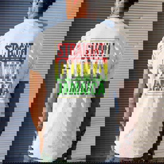 Jamaica Straight Outta Jamaica Rasta T-Shirt Gift Tee