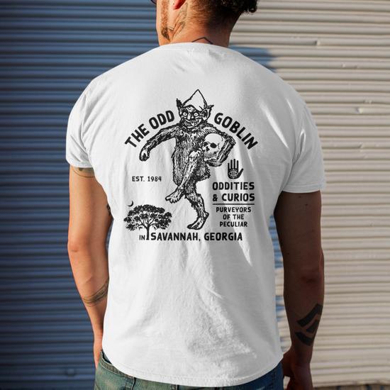 Vintage The Odd Goblin Est 1984 Oddities Savannah Georgia Men's T