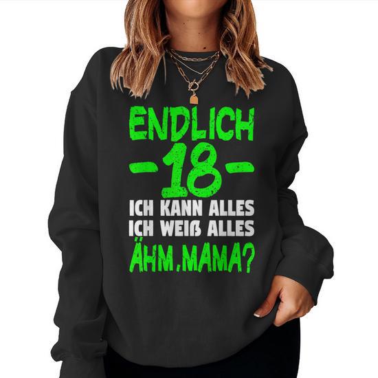 Entdecken Sie 4 Unique 18 Geburtstag Sweatshirts: Top-Geschenkideen