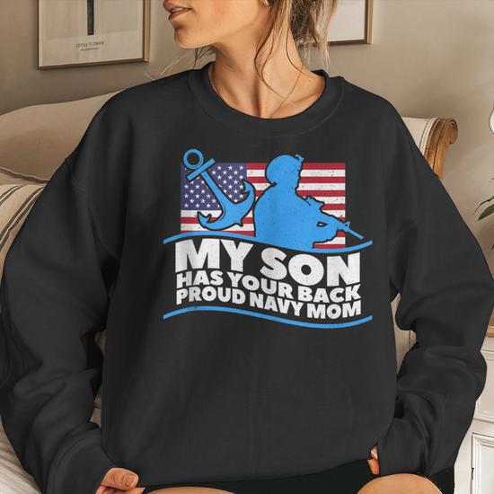 Proud navy mom online sweatshirt