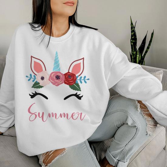 Summer sweatshirt for girls sale