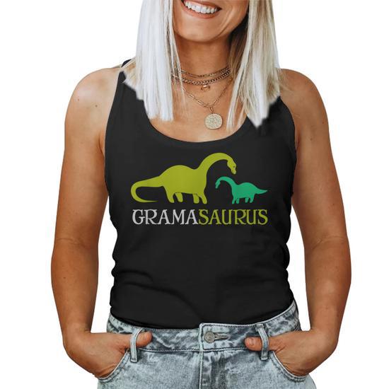 Dino Grandmasaurus Regalo Divertido Para Abuela Camiseta sin mangas para mujer Regaloses