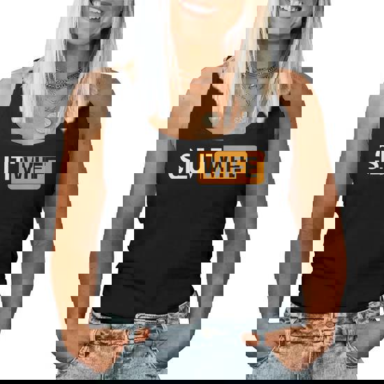 before after sluts swingers ' Slut Wife Novelty Swingers Women Tank Top - Monsterry CA