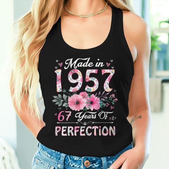 1957 Birthday T-Shirt For Men - 'Gettin' Old Pissy & Cranky' 68th Birthday Gift - Custom Year & Color