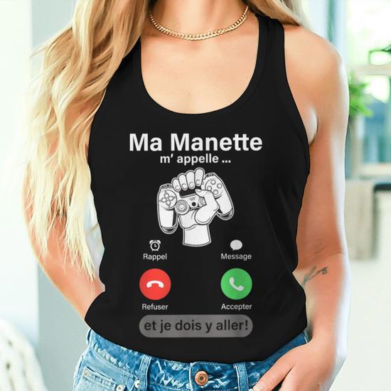 Débardeur Humour Gamer "Un Geek Ne Se Protège Pas Il Tank" - Cadeau Geek Gaming - 3