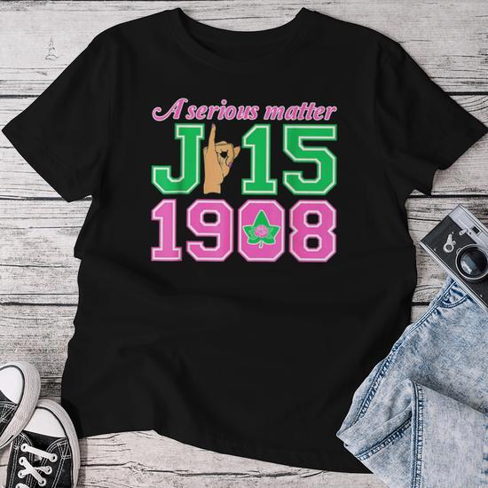 Aka Hand Sign A Serious Matter J15 Founders Day 1908 Women T shirt Monsterry