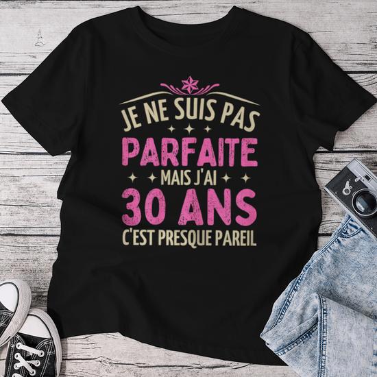 T-Shirt Anniversaire 30 Ans Homme Humour - 'Il M'a Fallu 30 Ans Pour Devenir Aussi Génial'